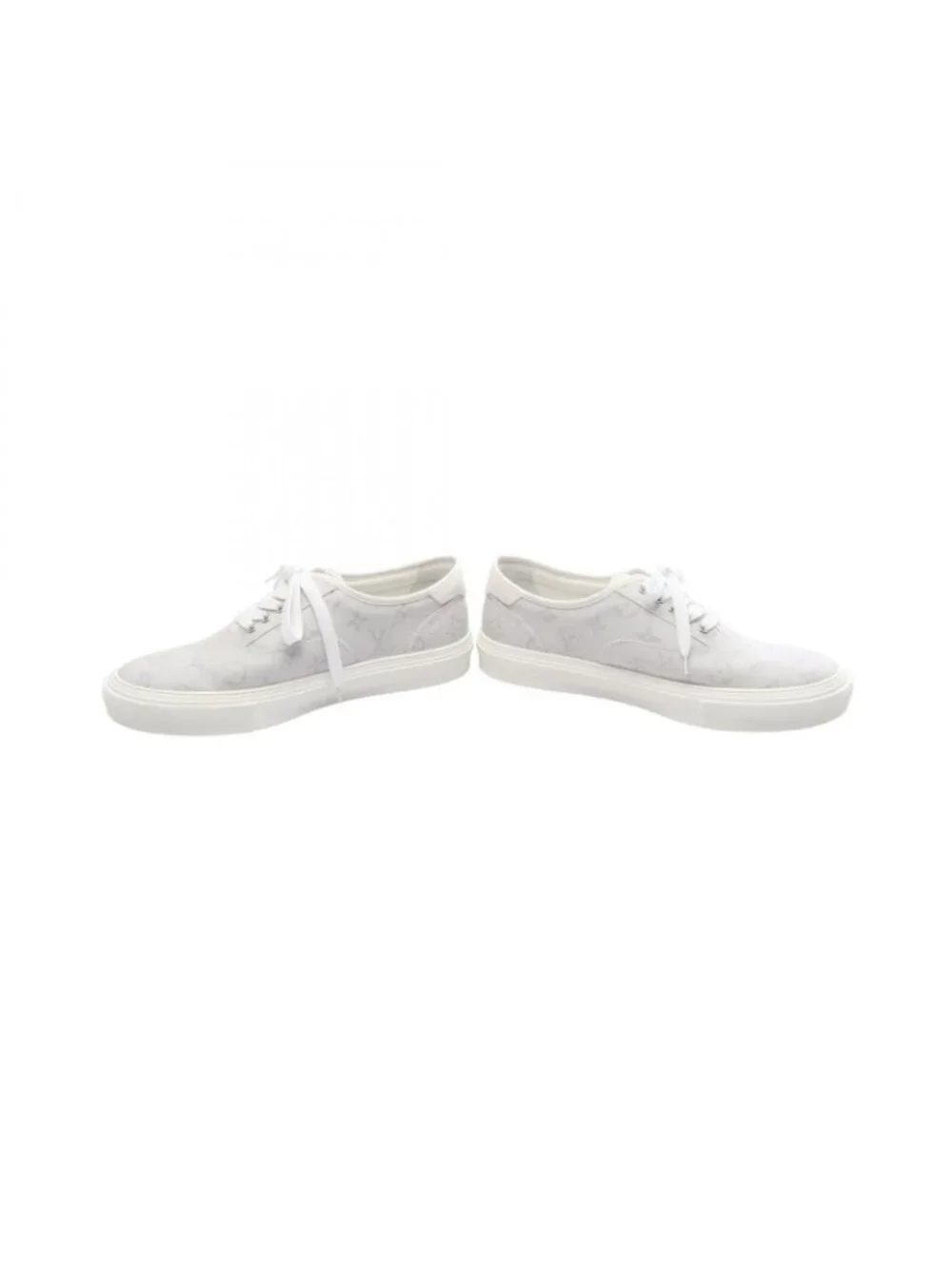 Louis Vuitton Sneakers Trocadero Line Canvas Leather Shoes White